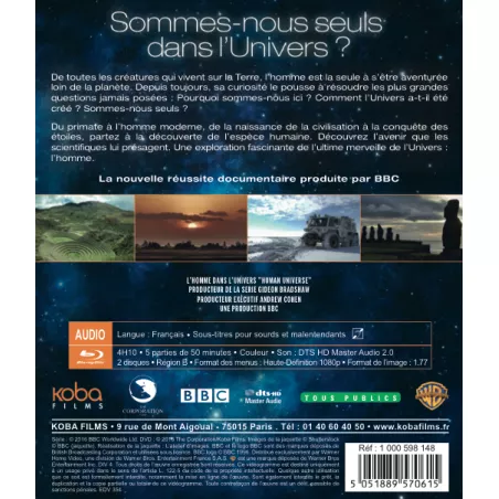 L'HOMME DANS L'UNIVERS Blu-Ray