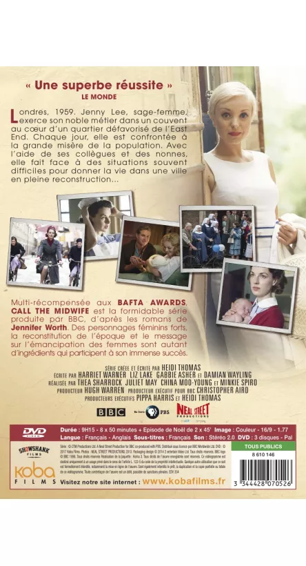 CALL THE MIDWIFE : SOS SAGES-FEMMES Saison 3-Verso