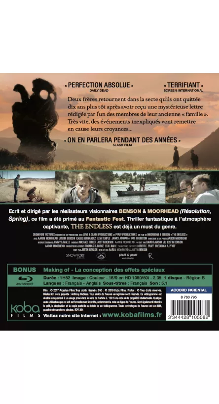 THE ENDLESS BLU-RAY