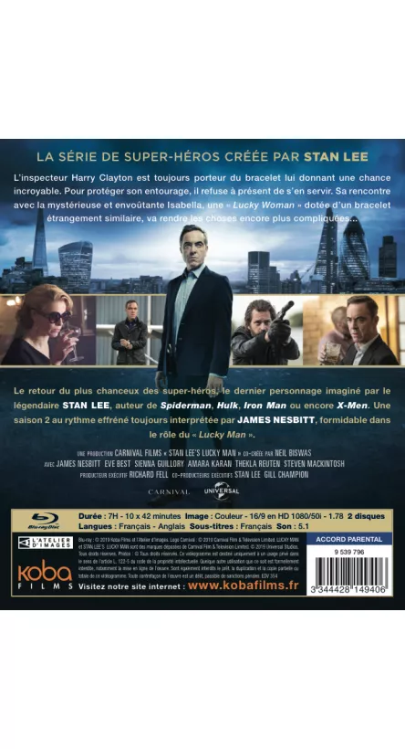 LUCKY MAN Saison 2 Blu-Ray