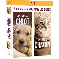 Coffret UNE VIE DE CHIOT et UNE VIE DE CHATON Blu-Ray