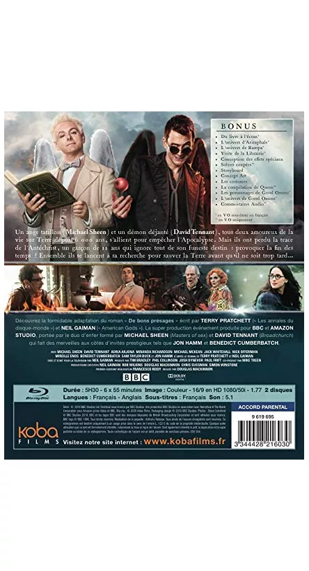 GOOD OMENS Blu-Ray-Verso