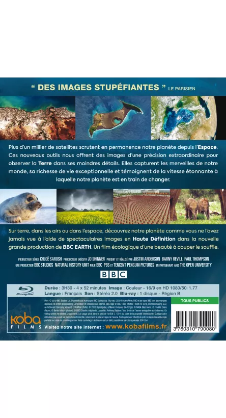 LA TERRE VUE DE L'ESPACE BLU-RAY