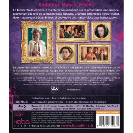 HARLOTS Saison 3 Blu-Ray-Verso