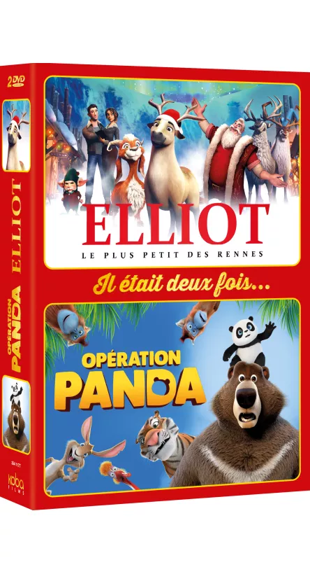 2 FILMS D'ANIMATION : ELLIOT / OPERATION PANDA