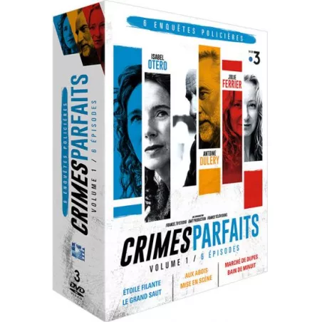 4125 -CRIMES PARFAITS volume 1 coffret 1 (6 enquêtes) (3 DVD)