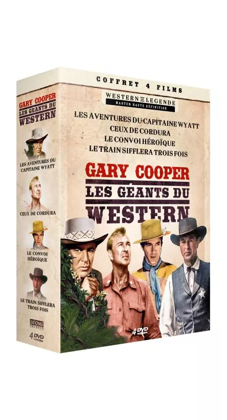 4208 - GARY COOPER coffret 4 films (4DVD)