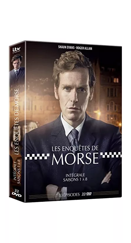 4280 - LES ENQUETES DE MORSE saison 1 à 8 (33DVD)