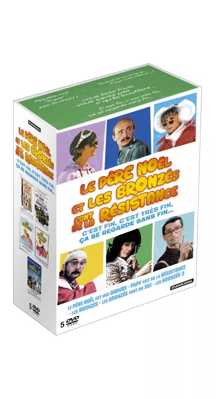 4655 - LE PERE NOEL ET LES BRONZES FONT DE LA RESISTANCE (5 DVD)